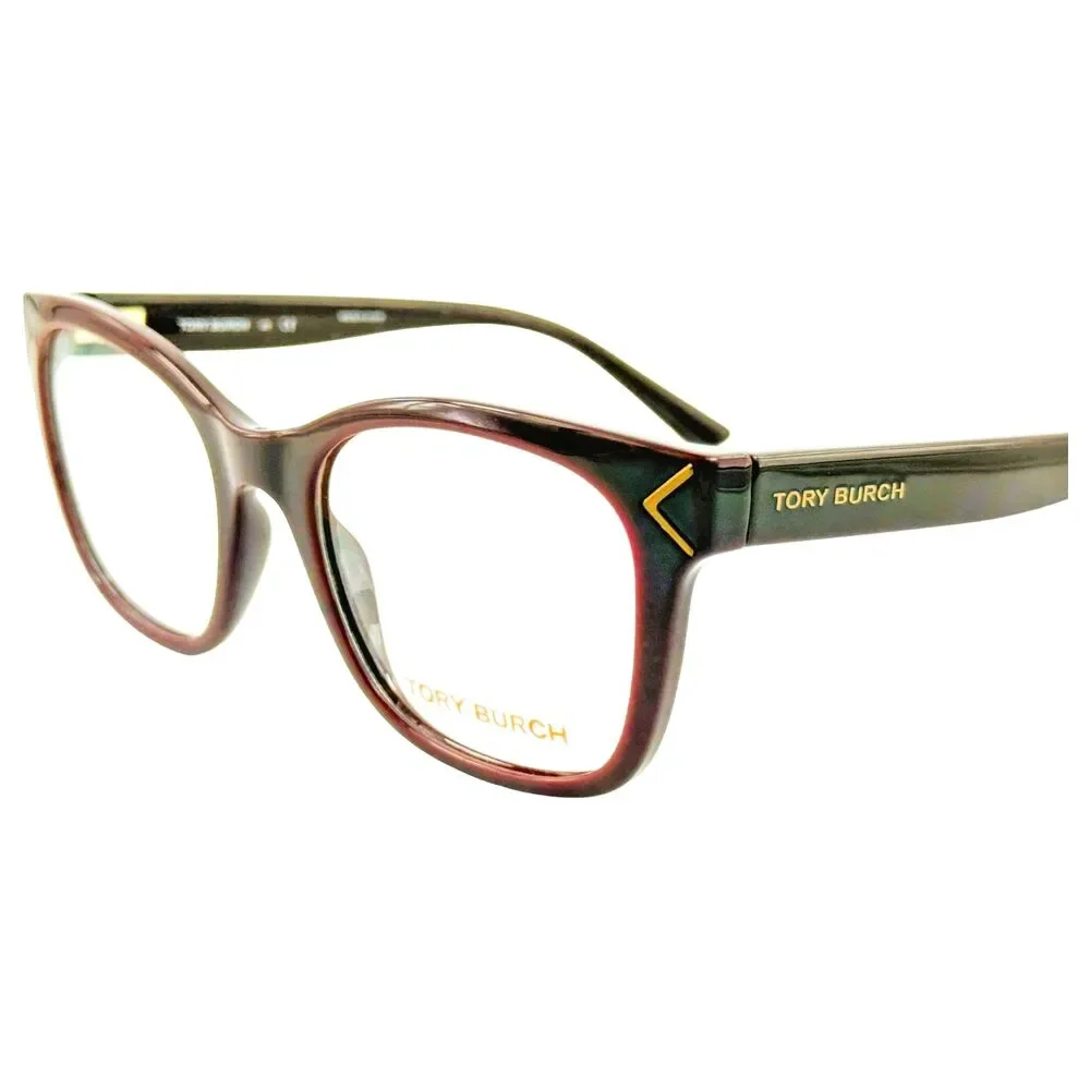 Tory Burch TY4003 Womens Plastic Eyeglass Frame 1681 Bordeaux 51-19 Spring Hinge